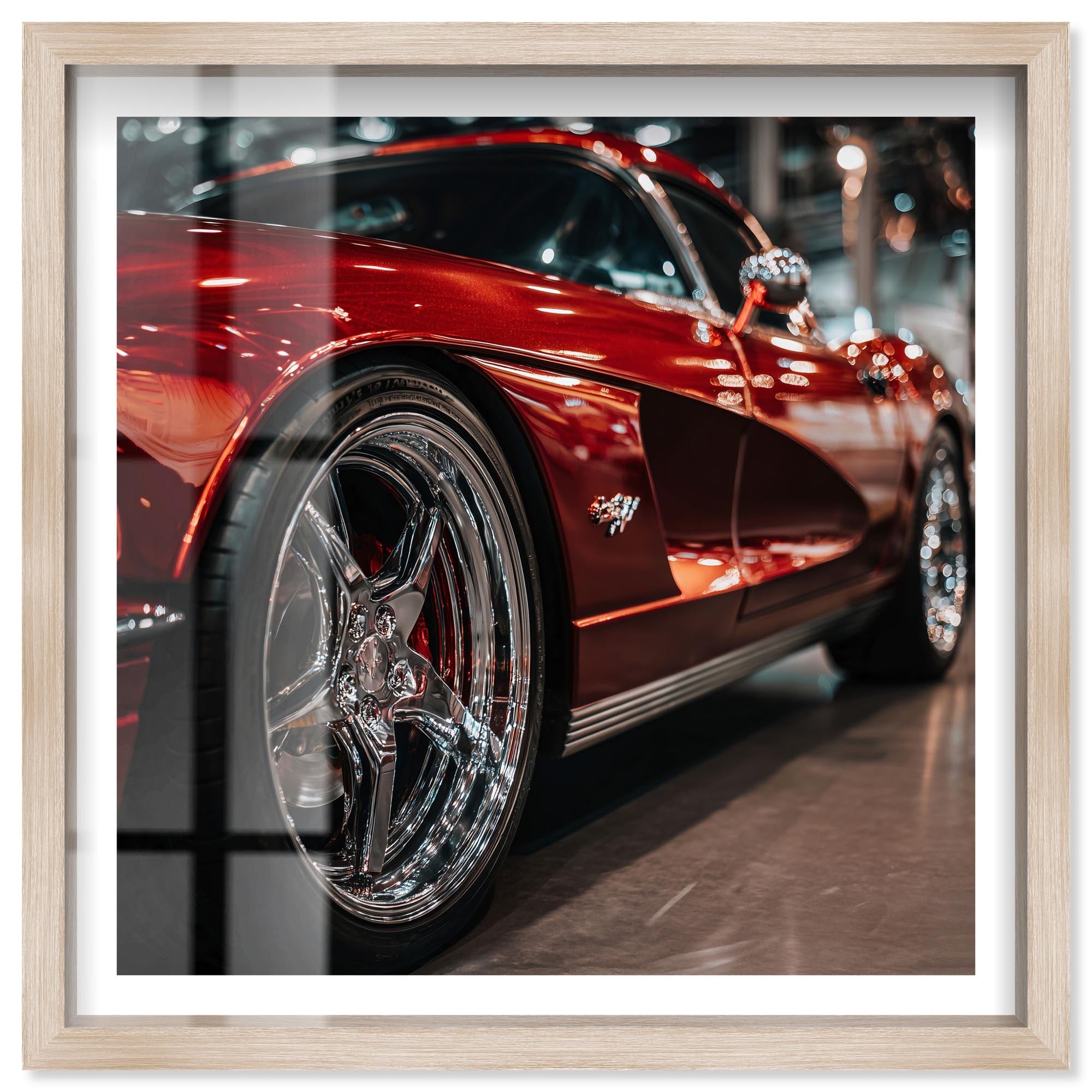 Classic's Glint III Cars Art Shadowbox Print by Notoriart