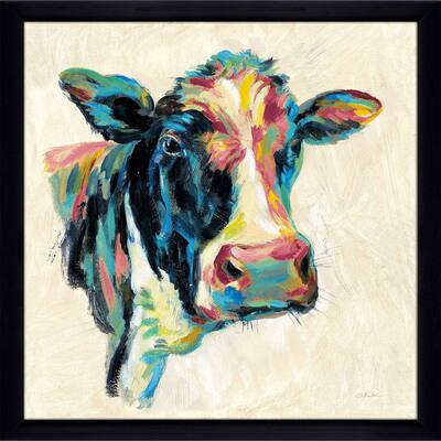 "Expressionistic Cow I v2" by Silvia Vassileva Print on Acrylic.
