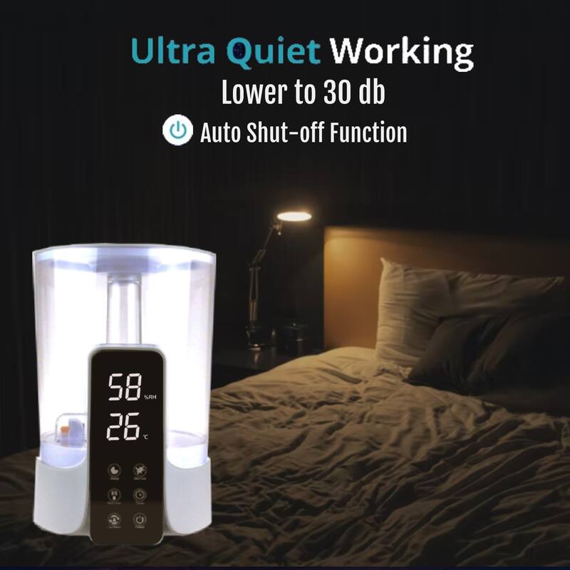 1.6 Gal. Warm & Cool Mist Top Fill Ultrasonic Smart Wifi Humidifier