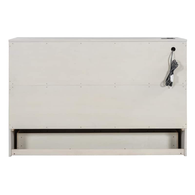 Modern Murphy Bed with Storage Drawers