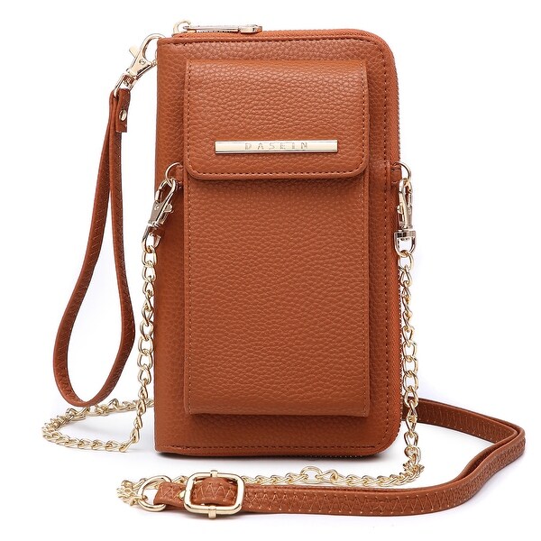 leather cross body phone bag