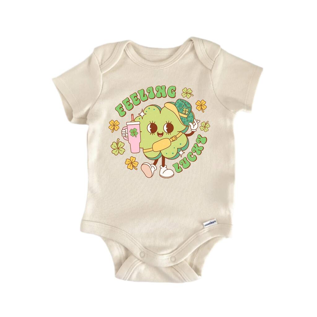 Feeling Lucky St. Patrick's Day - Baby Boy Girl Clothes Bodysuit Funny Cute