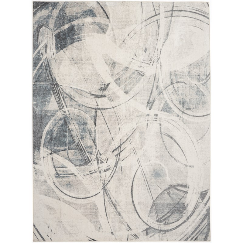 Nourison Astra Machine Washable Indoor only Abstract Area Rug