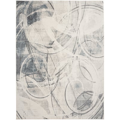 Nourison Astra Machine Washable Indoor only Abstract Area Rug