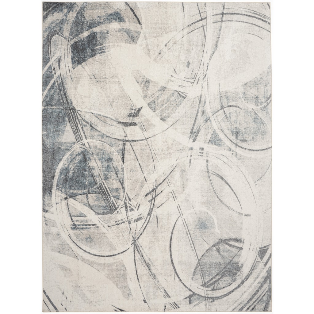 Nourison Astra Machine Washable Indoor only Abstract Area Rug