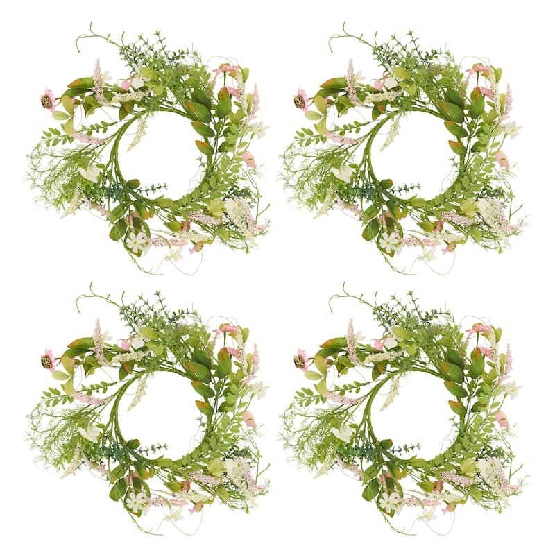 Floral Symphony Wreath (Set of 4)