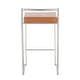 preview thumbnail 65 of 67, Silver Orchid Forrest Stainless Steel Stackable Counter Stool (Set of 2)