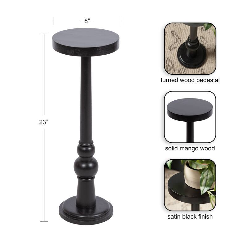 Kate and Laurel Wegner Wooden Drink Table