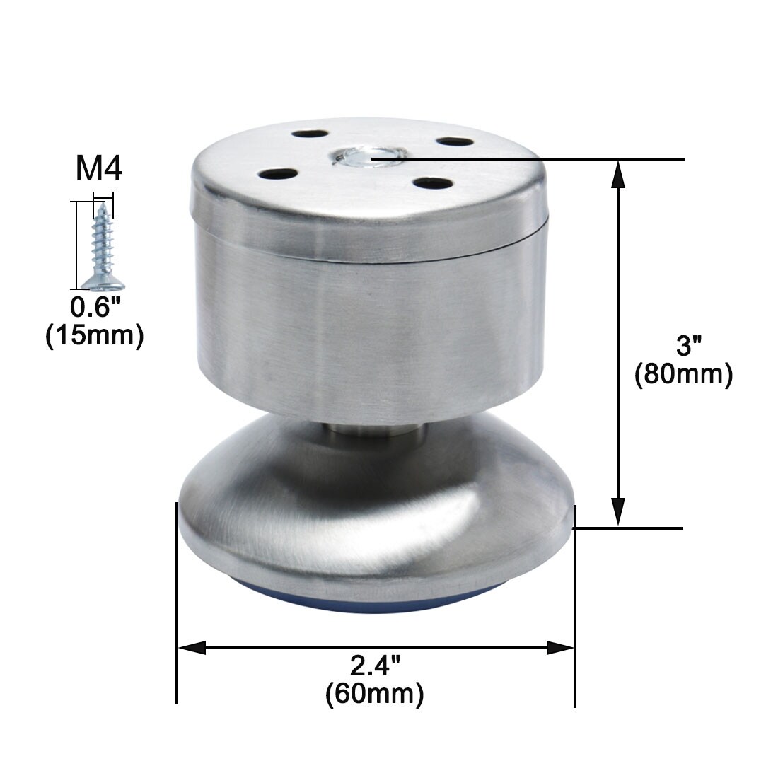 3 Furniture Leg Stainless Steel Table Tv Stand Dresser Sofa Stainless Steel Table Tv Stand Dresser