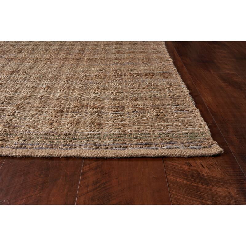 Handwoven Casual Ombre Jute & Silk Rug