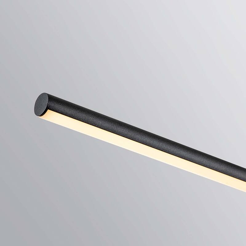 Minimalist Modern Linear Pendant Light Dimmable Integrated LED Chandelier Kitchen Island