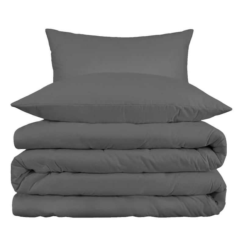 Superior 800 Thread Count Cotton Blend Duvet Cover Set