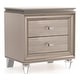 preview thumbnail 7 of 6, Ving Glam Wood 3-Piece Youth Platform Bedroom Set with LED Light by Furniture of America