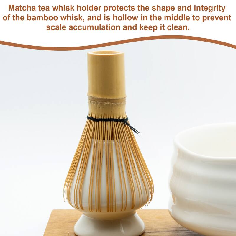 Ceramic Chasen Stand 72mm Matcha Whisk Holder Teas Set Whisks Stand