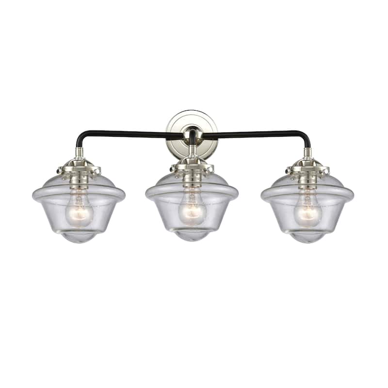 Innovations Lighting Small Oxford 3 Light 26" Wide Bathroom Vanity