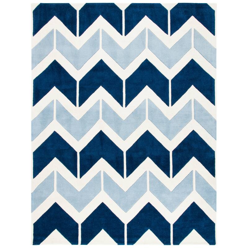 SAFAVIEH Handmade Chatham Elizabeta Modern Wool Rug