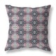 Pink And Blue Floral Elegance Indoor/Outdoor Throw Pillow - Bed Bath ...