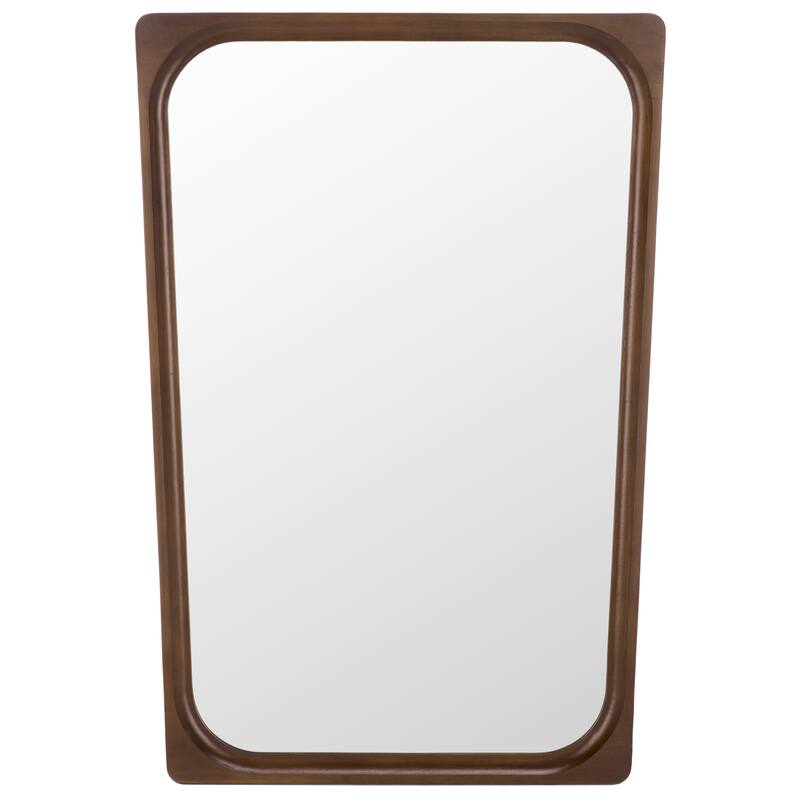 SAFAVIEH Home Lola -24 x 35-inch, Rubberwood/Mdf/Glass, Mirror - 24"W x 1"D x 35"H