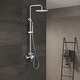 preview thumbnail 41 of 58, Outdoor 10 Inch Round Rain Shower Set with Handheld Shower (Adjustable Slider)