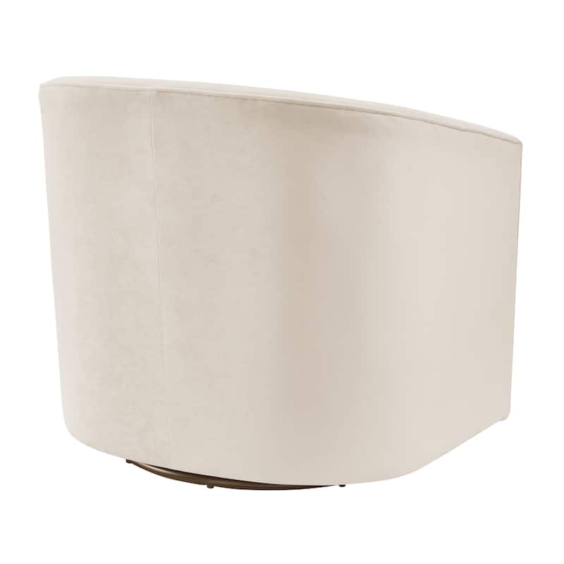 NPD Furniture Walsh Fabric Swivel Barrel Chair