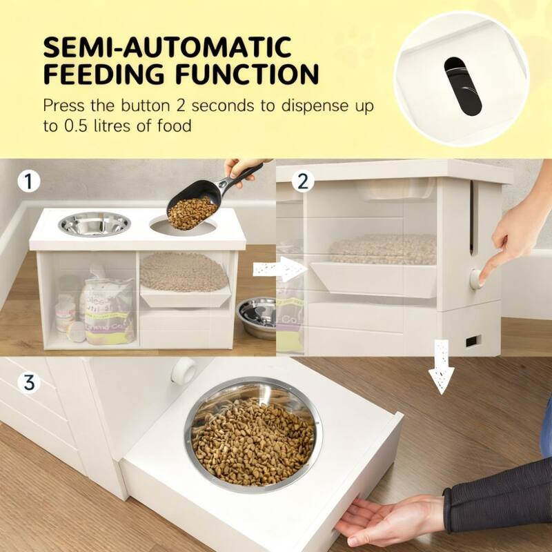 Pet Bowls with Slow Feeder Mat