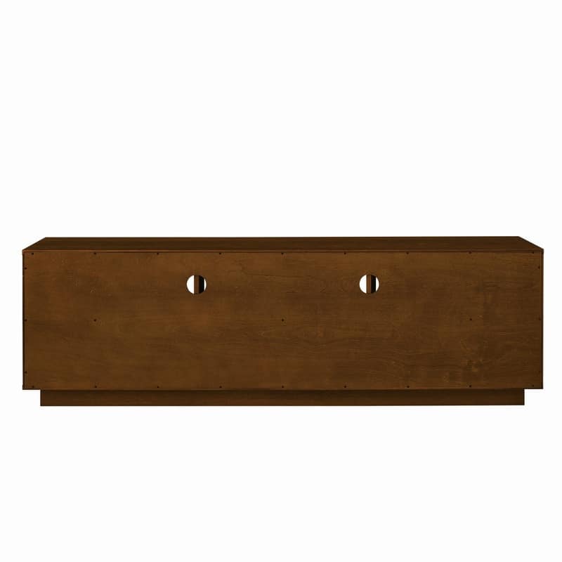 Mid-Century Modern 63" TV Stand for TVs up to 75", Farmhouse Media Console Entertainment Cabinet for Living Room