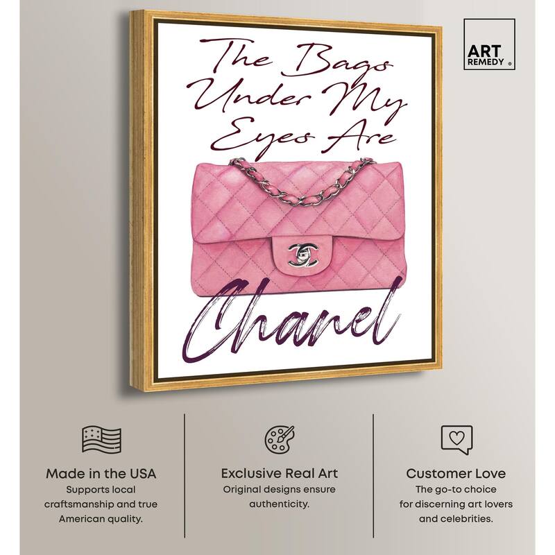 The Bag Under my Eyes Canvas by Art Remedy
