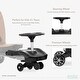 preview thumbnail 7 of 6, Evolur Cruise Swing Rider Scooter in Black