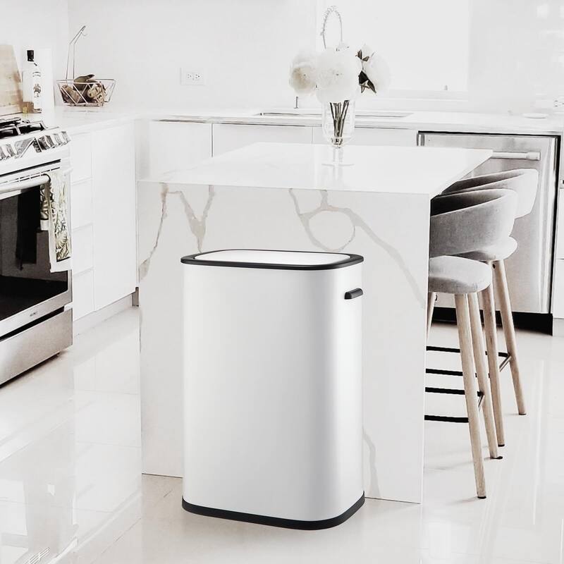 Automatic Trash Can with Lid,13 Gallon Smart Trash Can, 50L Motion Sensor Trash Can