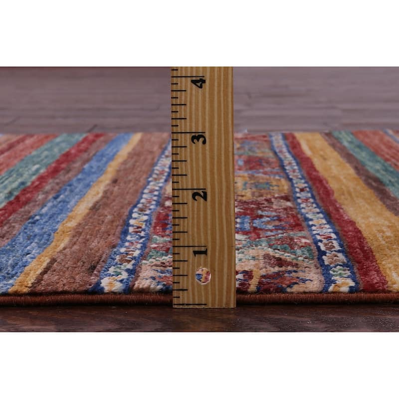 Golden Nile Khorjin Persian Gabbeh Hand Knotted Wool Rug - 2' 6" X 4' 1"