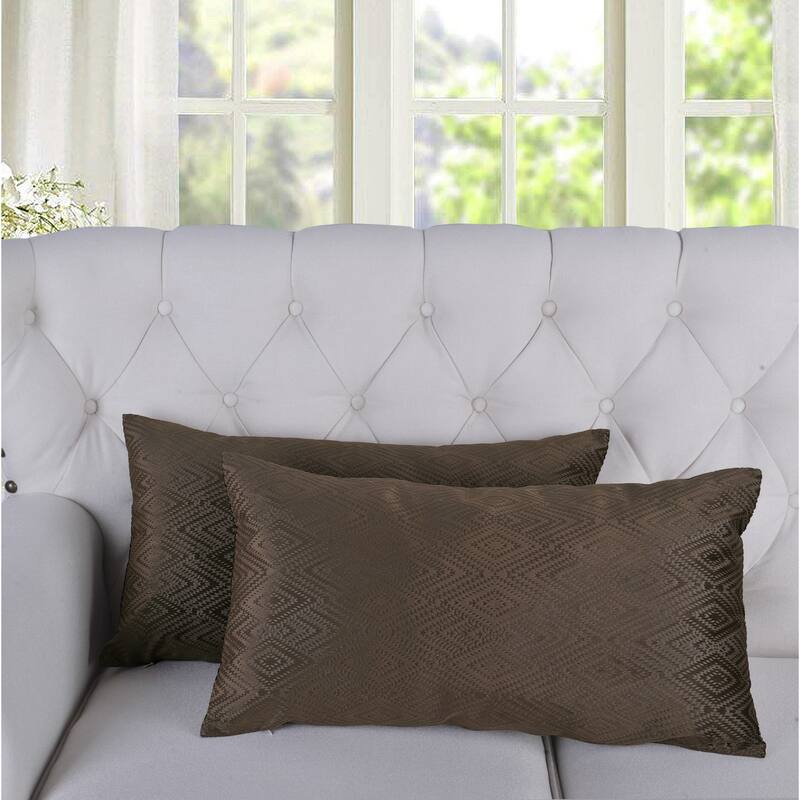 Tonopah Ikat Velvet Throw Pillow Cover Set, NO INSERT