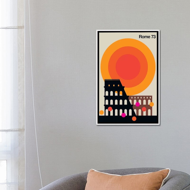 iCanvas "Rome 73" by Bo Lundberg Framed Canvas Print
