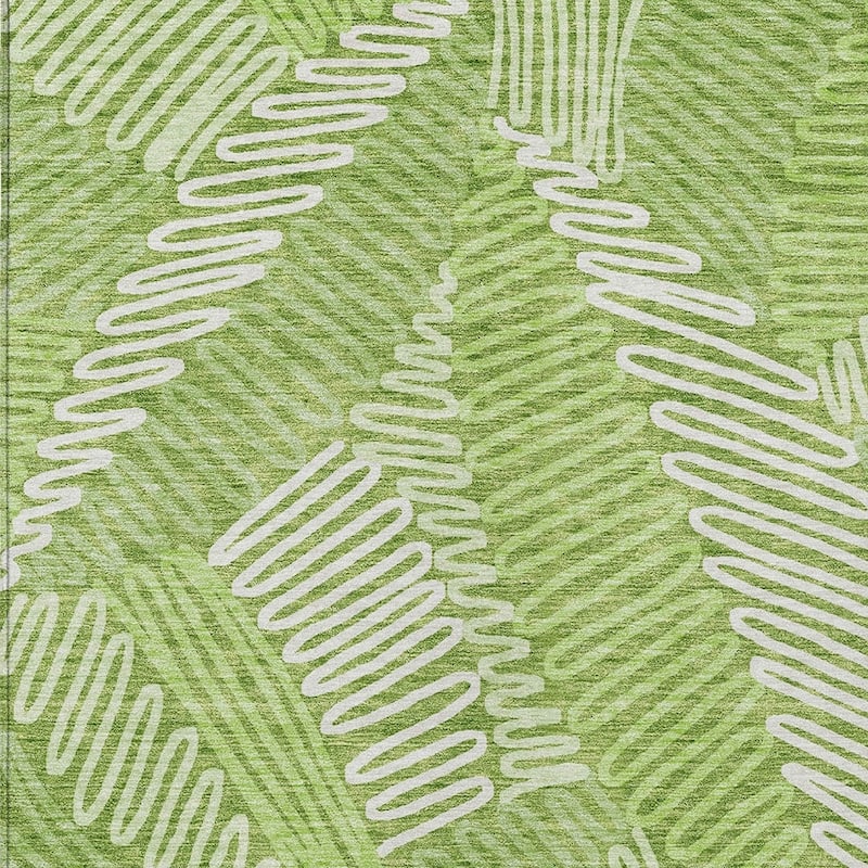 HomeRoots Floral Transitional Rectangle Outdoor Rug