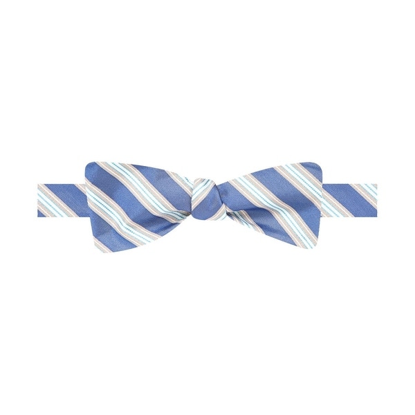 Ryan Seacrest Mens Distinction Manhattan Beach Bow Tie Silk Striped Ryan Seacrest Mens Distinction Manhattan Beach Bow Tie Silk Striped O S