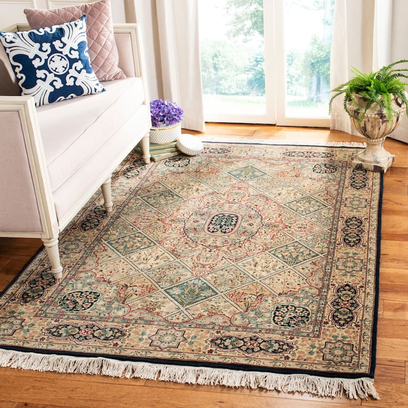 SAFAVIEH Handmade Versailles Tosha Traditional Silk Rug - 5' x 8' - Multi
