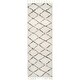 preview thumbnail 17 of 21, nuLOOM Boho Chic Zig Zag Trellis Tassel Shag Rug