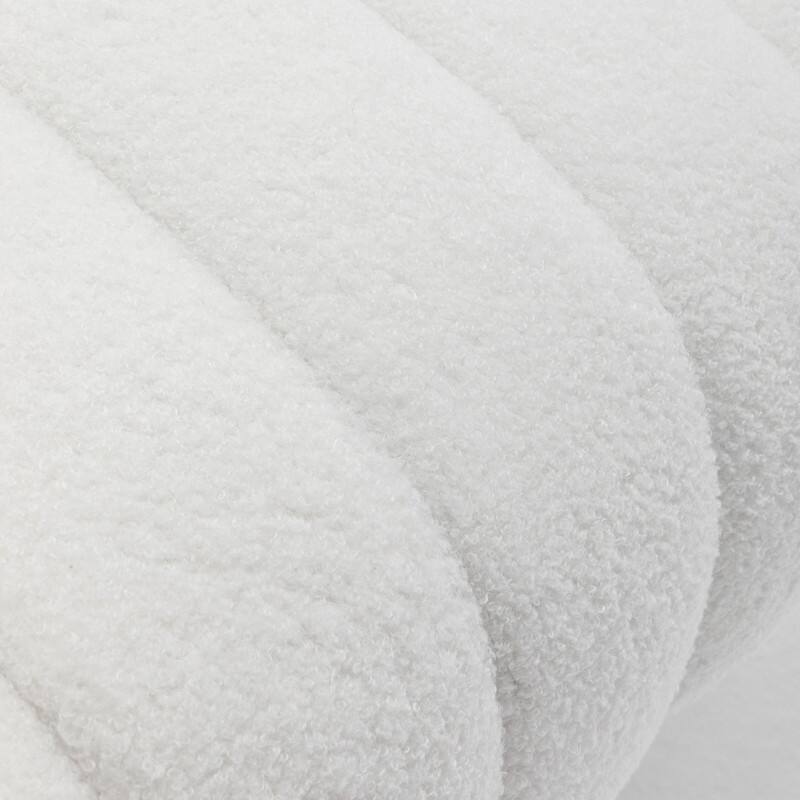 SEYNAR Modern Glam Velvet Upholstered Round Swivel Accent Barrel Chair