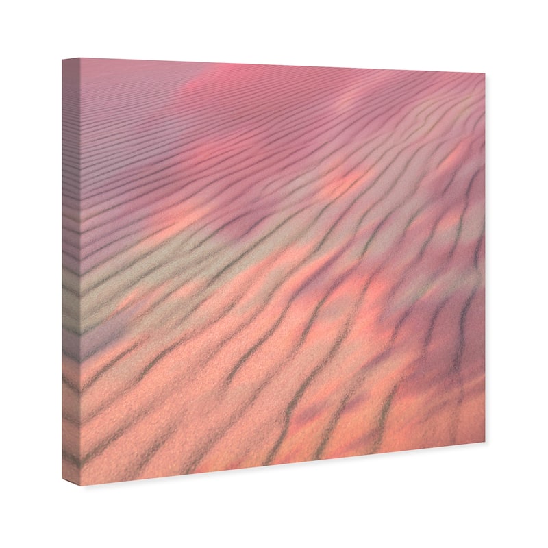 Wynwood Studio Canvas Nature and Landscape Wind colored the sand Pink and Modern & Contemporary Wall Art Canvas Print