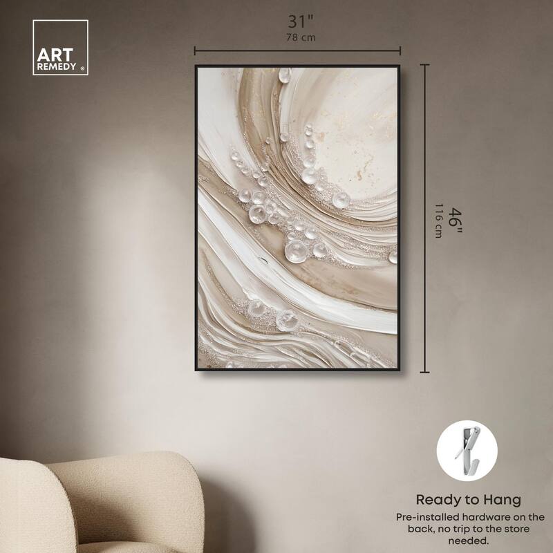 Chromatic Concretions I Canvas by Art Remedy