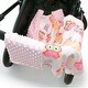 preview thumbnail 6 of 4, Pink Owls Baby Blanket Soft Minky Double Layer Dotted Backing 30"x40" - 30" x 40" - 30" x 40"