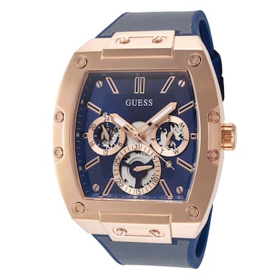 Guess Men's Phoenix 43mm Quartz Watch GW0202G4 - Blue - N/A