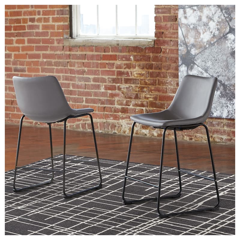 Signature Design by Ashley Centiar Counter Height Bar Stool (Set of 2)