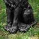 preview thumbnail 27 of 55, Glitzhome MGO Majestic Sitting Guardian Lion Statues Porch Sculpture Outdoor Indoor Set of 2