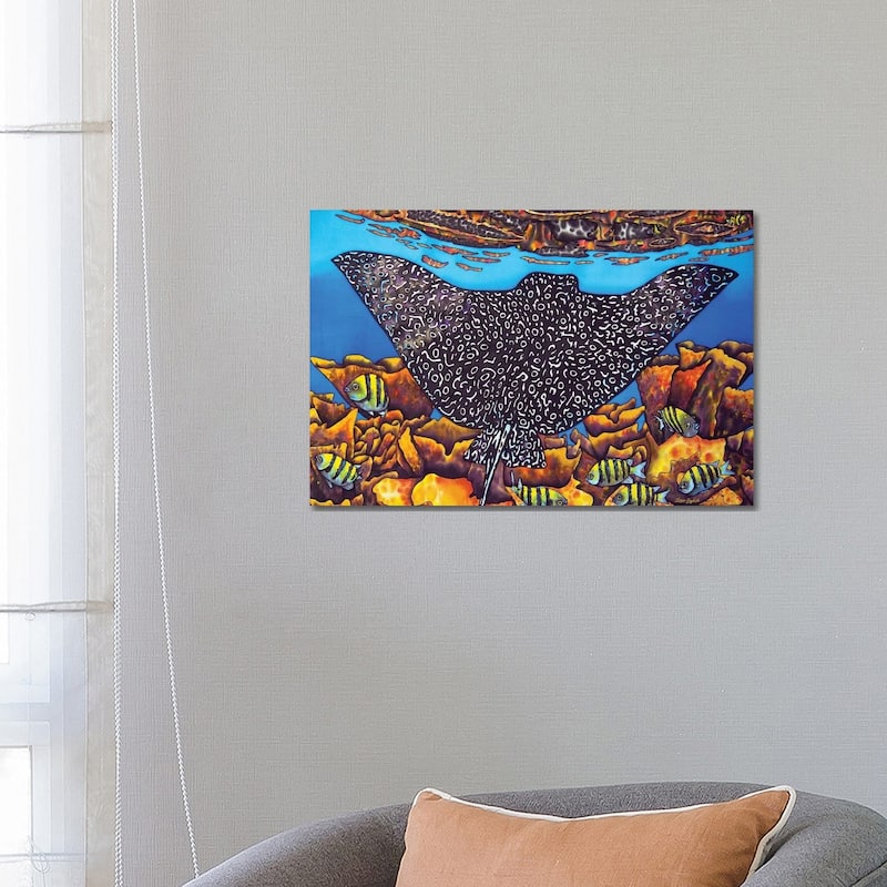 iCanvas "Eagle Ray" by Daniel Jean-Baptiste Canvas Print - 18x26x1.5