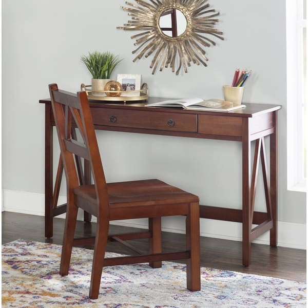 tobacco pitchfork Linon The Gray Barn Pitchfork Antique Tobacco Chair