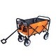 preview thumbnail 58 of 62, Foldable Wagon Cart with Strapping System, Utility Wagon Cart for Camping Shopping Sports Gardeing Fishing All-Terrain Wheels