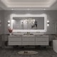 preview thumbnail 79 of 161, Large LED Bathroom mirror Tempered Glass Dimmable Anti-Fog Vanity Mirror