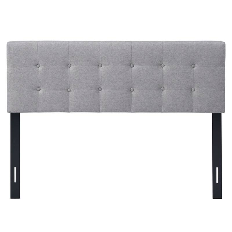 Costway Full/Queen Size Headboard Linen Fabric Upholstered Button - See Details