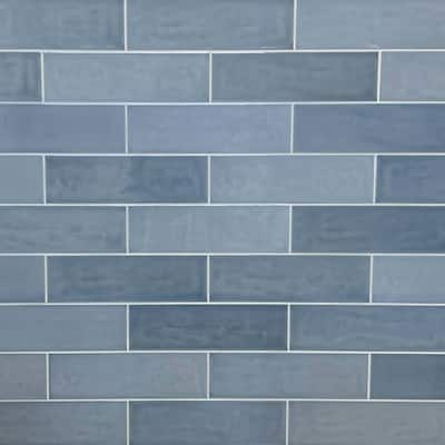 Cruz Bay Studio BE3 Bedouin - 4" x 12" Brick Wall Tile - Glossy Visual