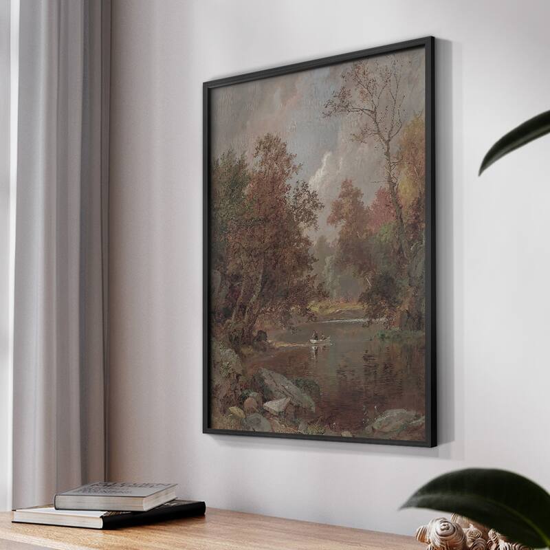Vintage Landscape XXXVII -Framed Print
